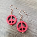 Peace Sign Earrings