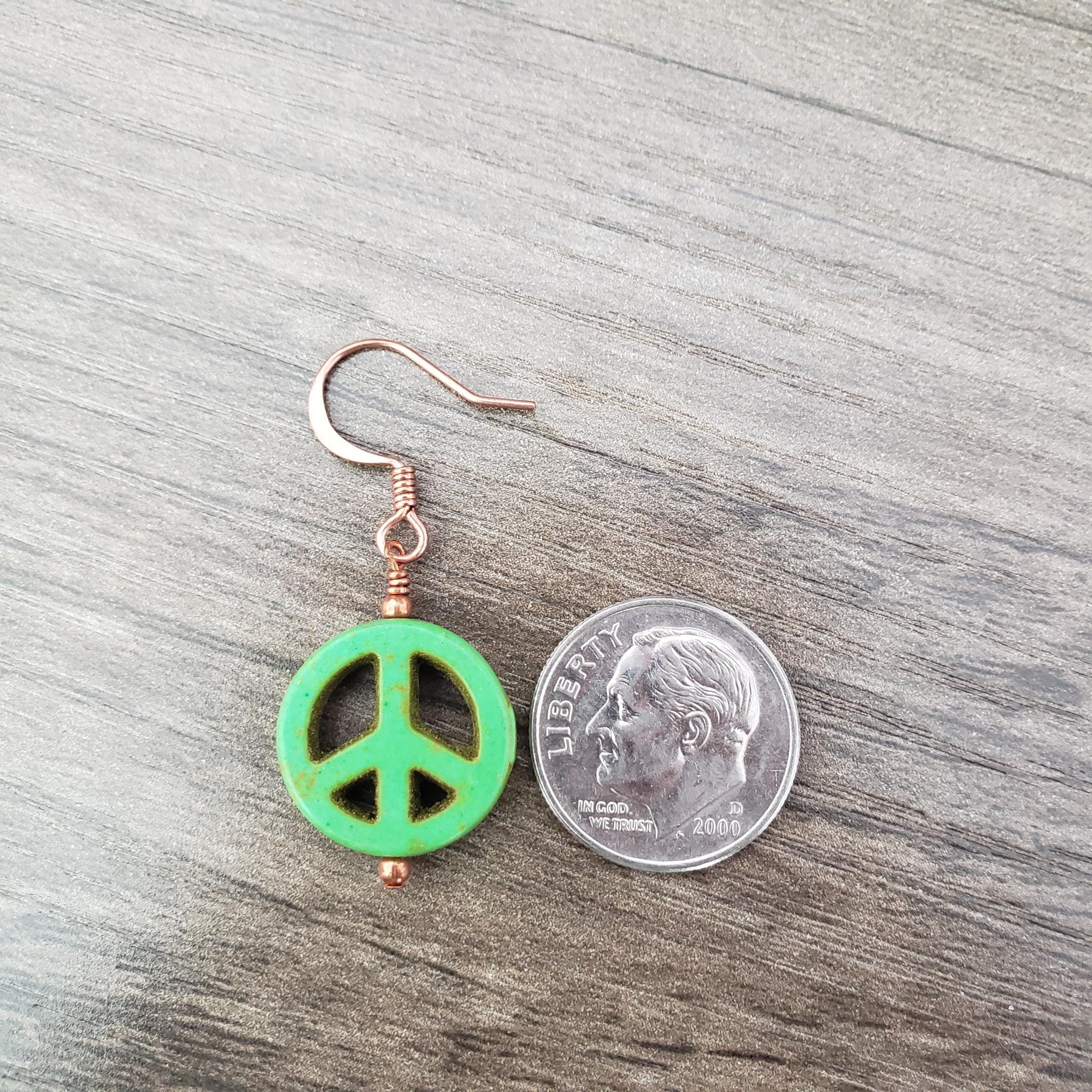 Peace Sign Earrings