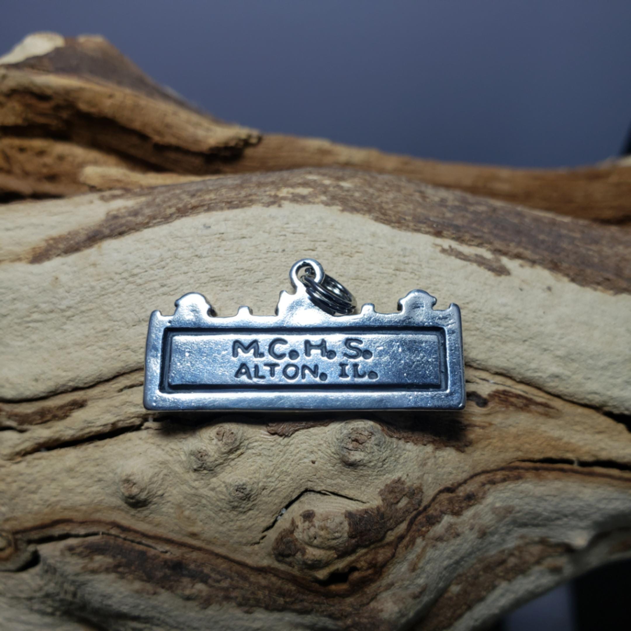 Marquette High School - Alton, IL Sterling Silver Charm/Pendant