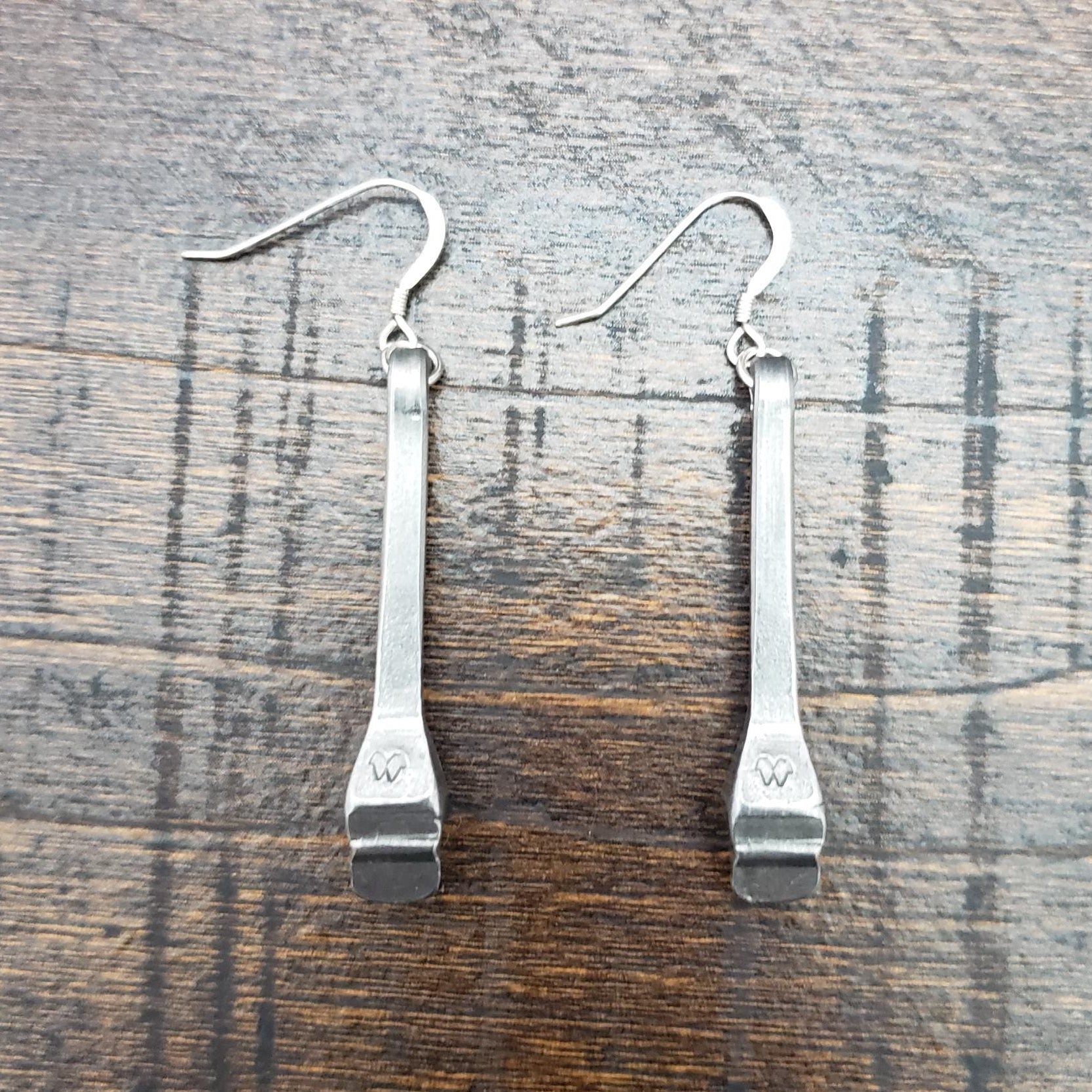 Horseshoe Nail Earrings w/ silver filled earwires