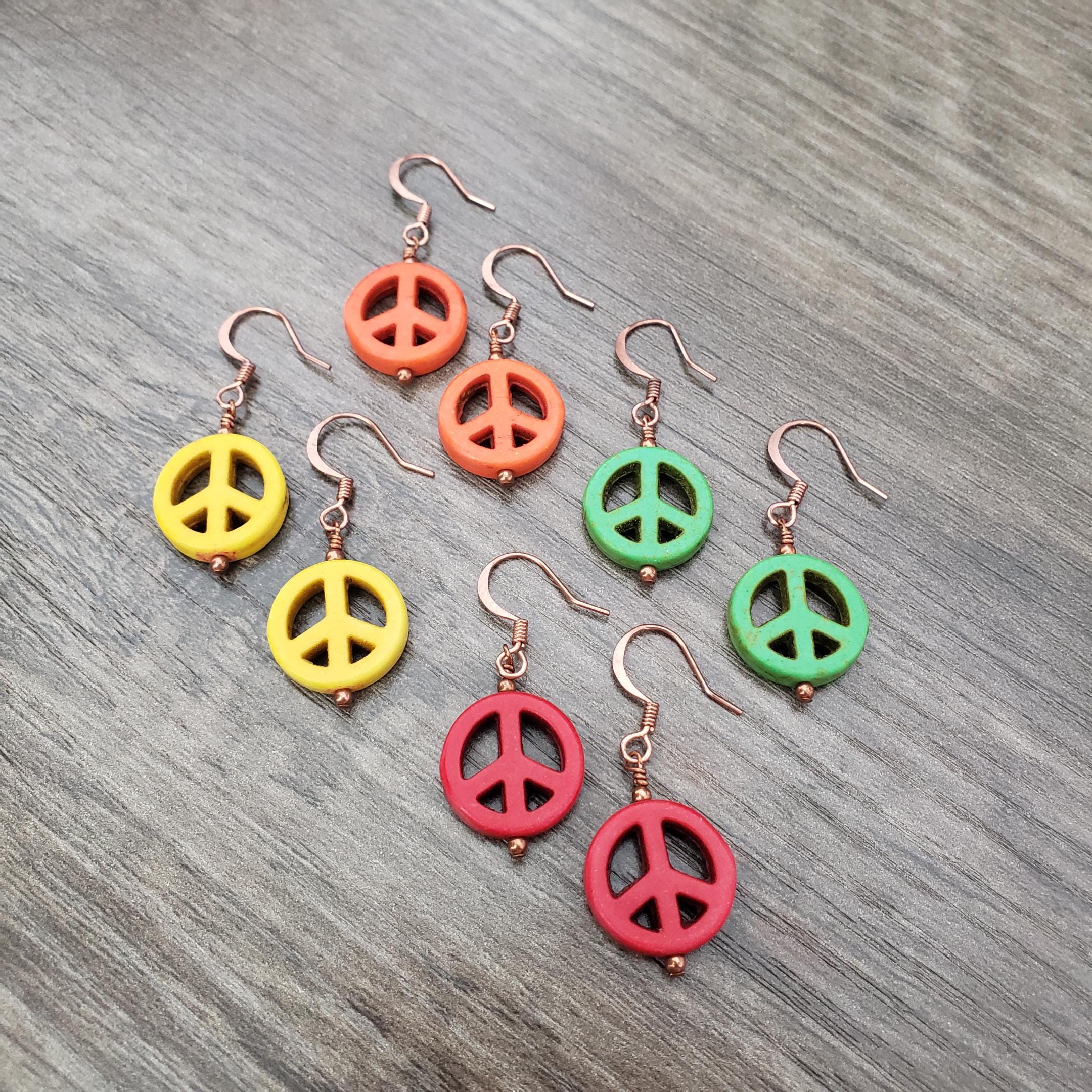Peace Sign Earrings