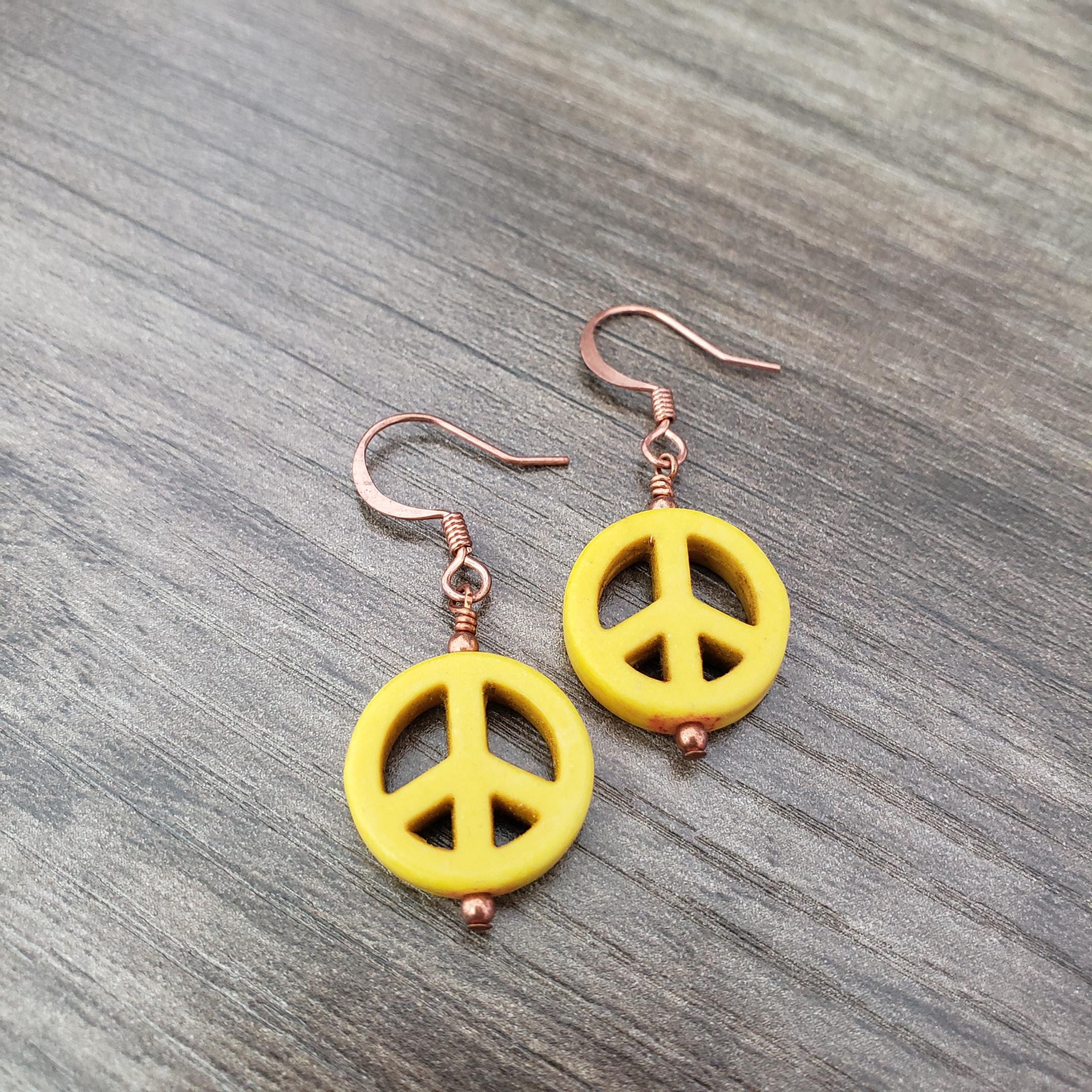 Peace Sign Earrings