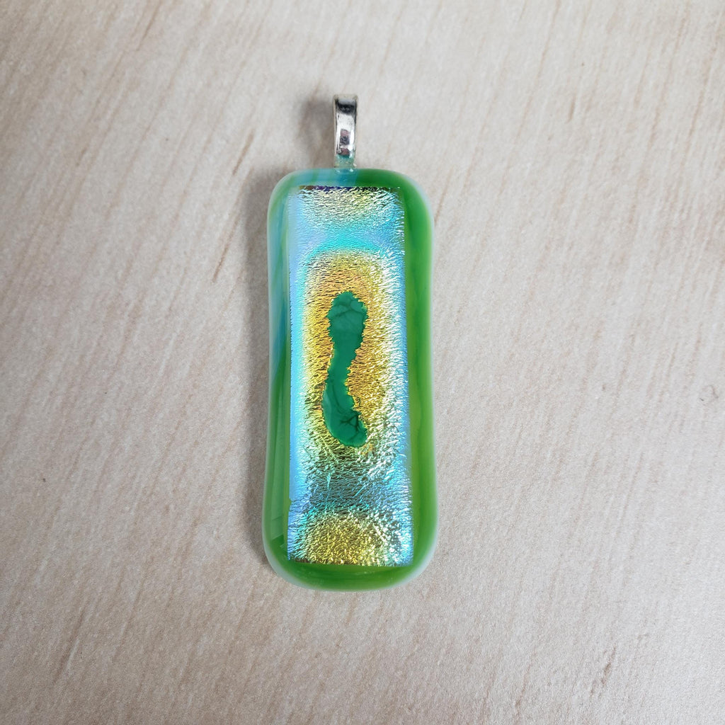 Dichroic Fused Glass Pendant