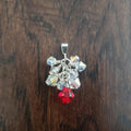 Swarovski Crystal Cluster Drop Pendant, with sterling silver.