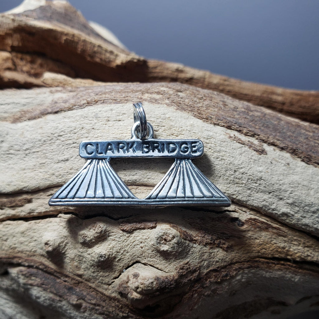 Clark Bridge - Alton, IL Sterling Silver Charm/Pendant