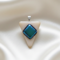 Handmade Dichroic Glass Pendant