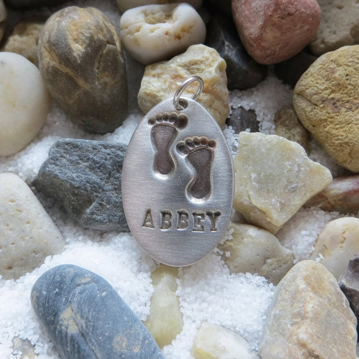 Handmade Fine Silver "Abbey" Pendant. .999 Silver