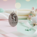 Handmade .999 Fine Silver Abbey Pendant