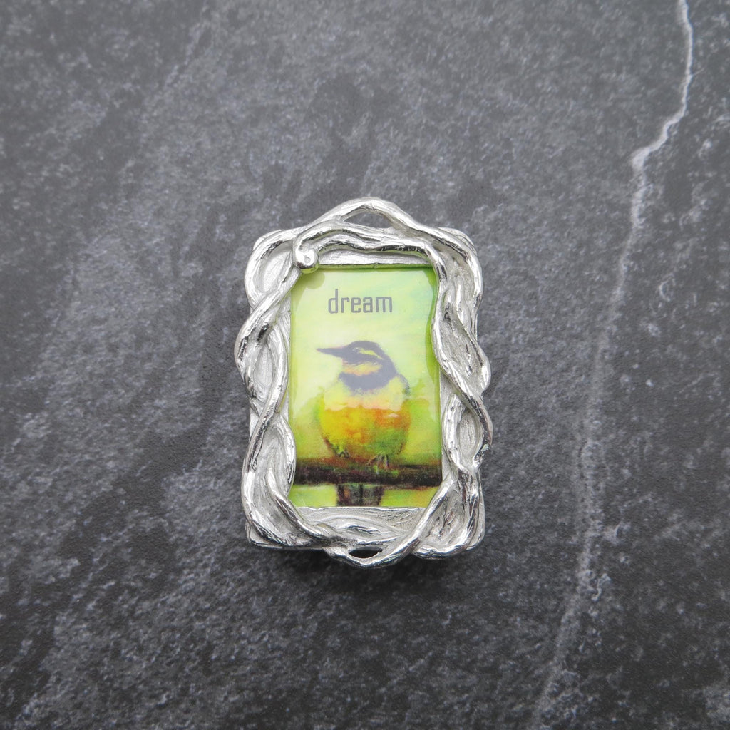 Wishnest By Alise Sheehan Pewter Dream Box and Pendant