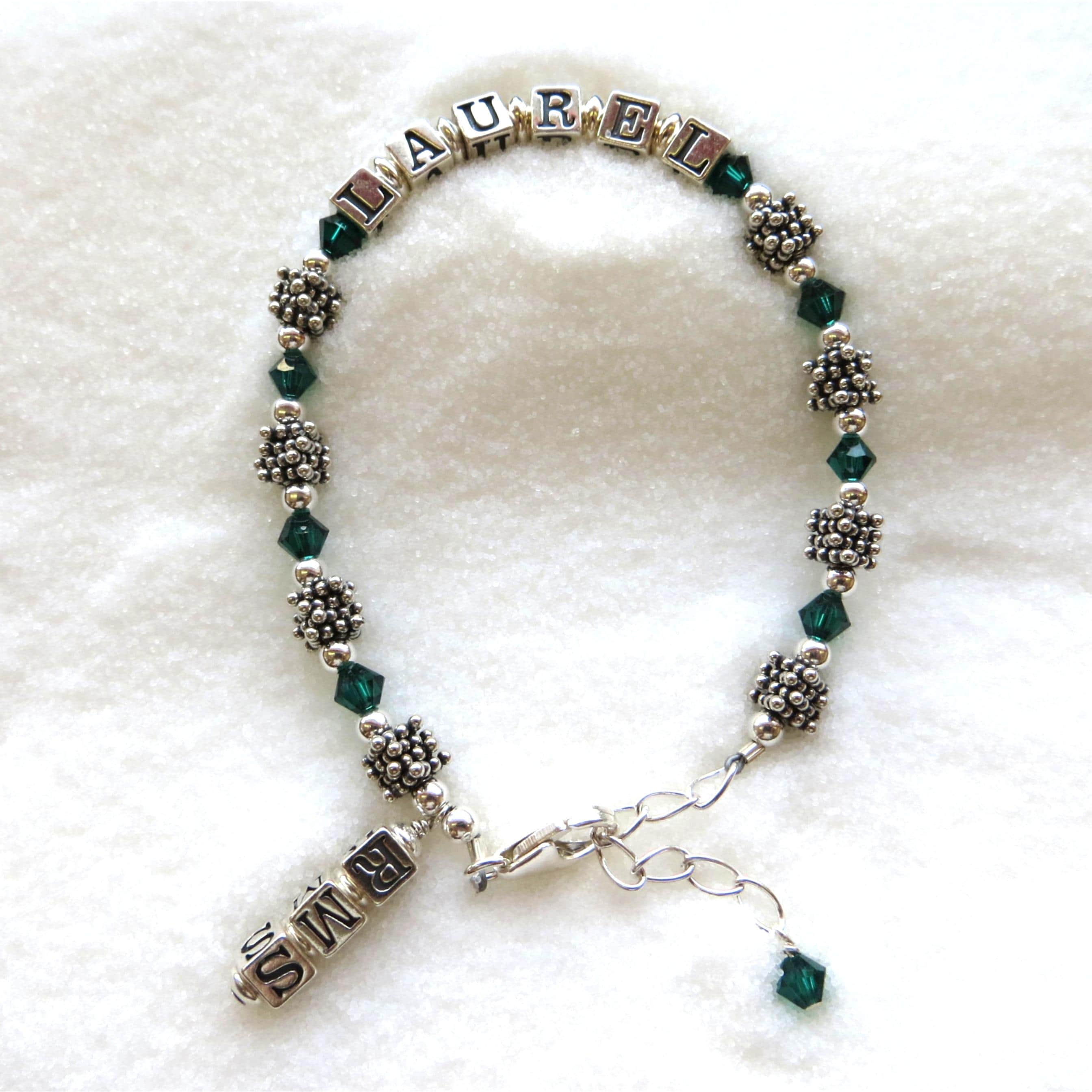 Pewter Letter Beads & Symbols - 5.5mm with 4mm Hole - Made in the U.S.A.