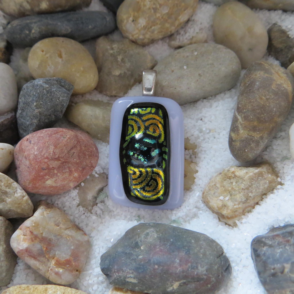 Dichroic Fused Glass Pendant