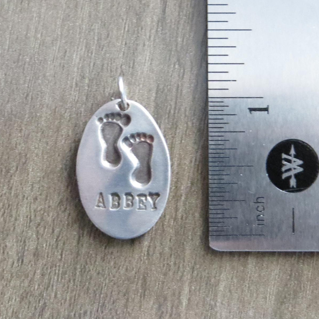 Handmade Fine Silver "Abbey" Pendant. .999 Silver