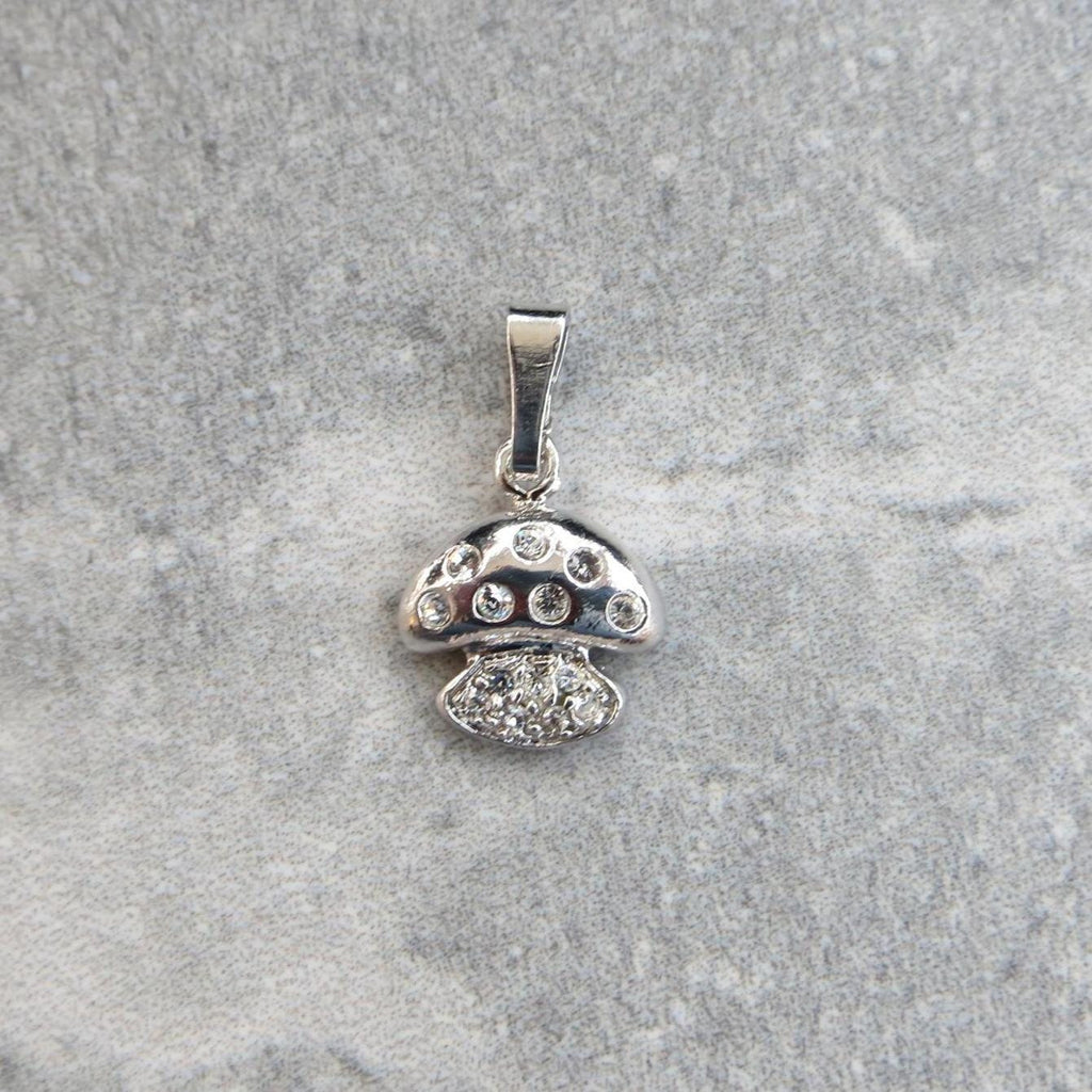 Sterling Silver Mushroom Pendant