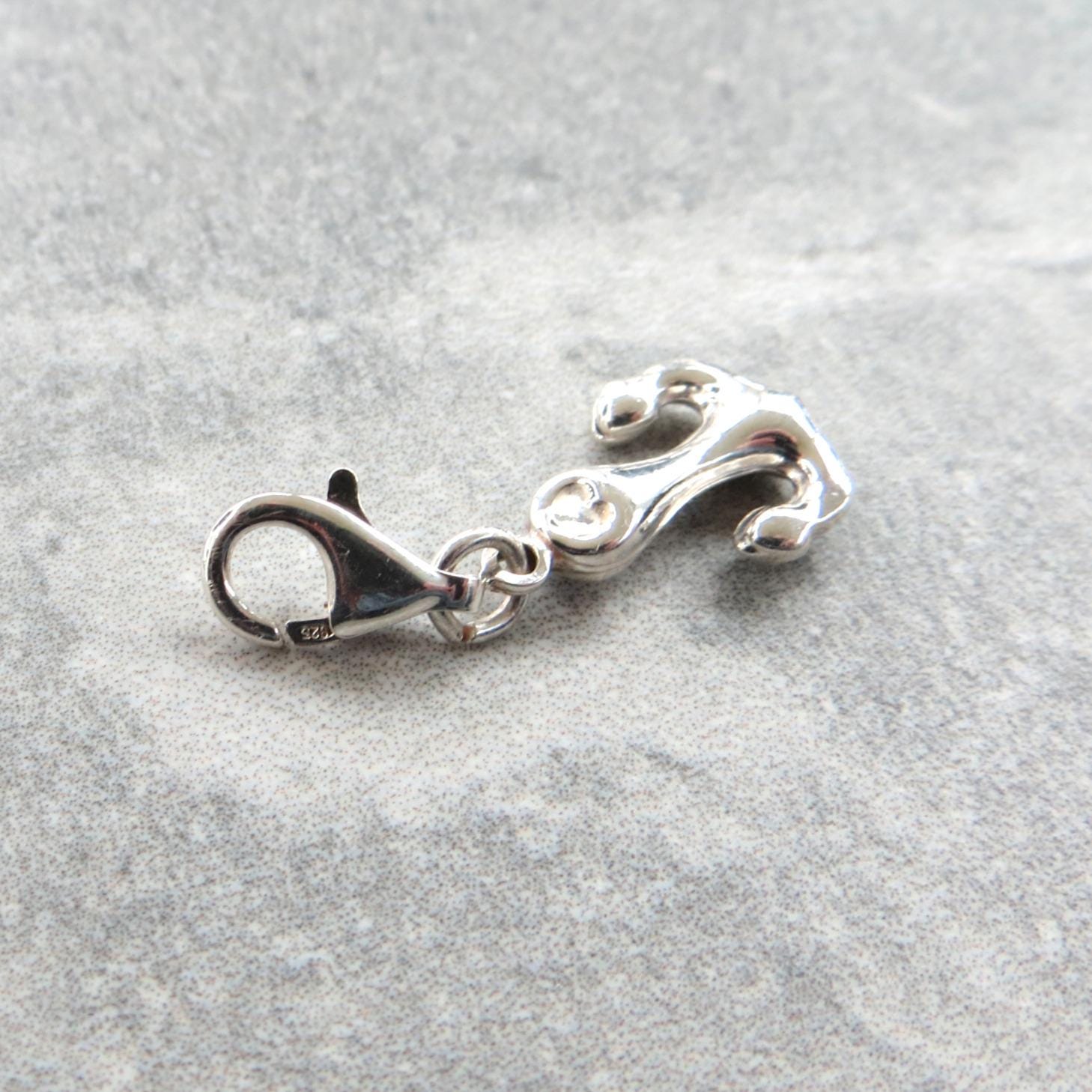 Sterling Silver Anchor Clip Charm