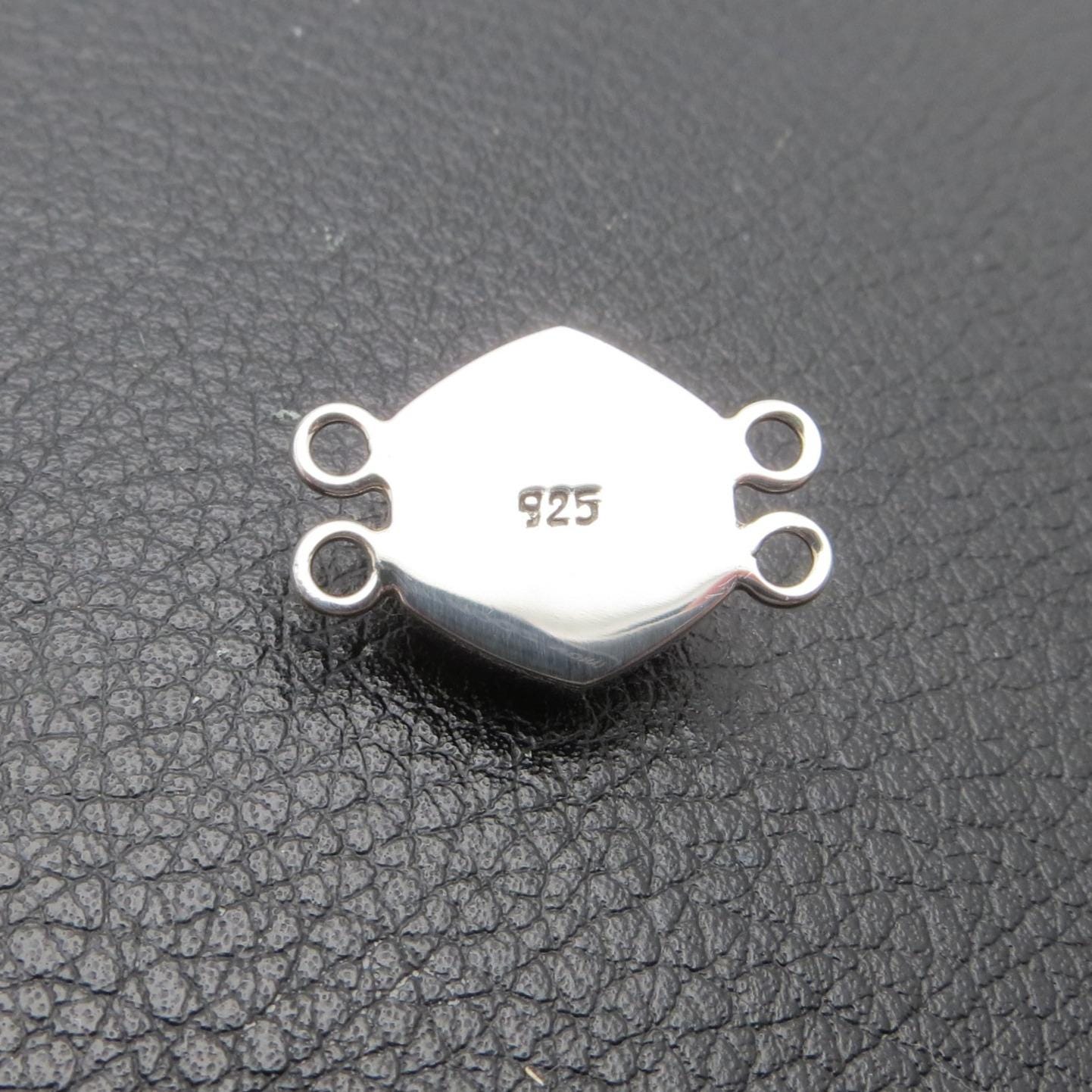 2-Strand Sterling Bali Connector w/ Pearl