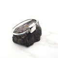 Sterling Silver Square Engravable Hinged Bracelet