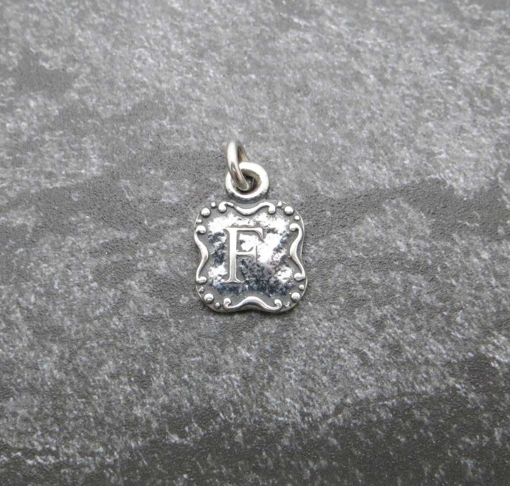 Sterling Silver "F" Pendant