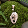 Copper-Dipped Real Leaf Pendant