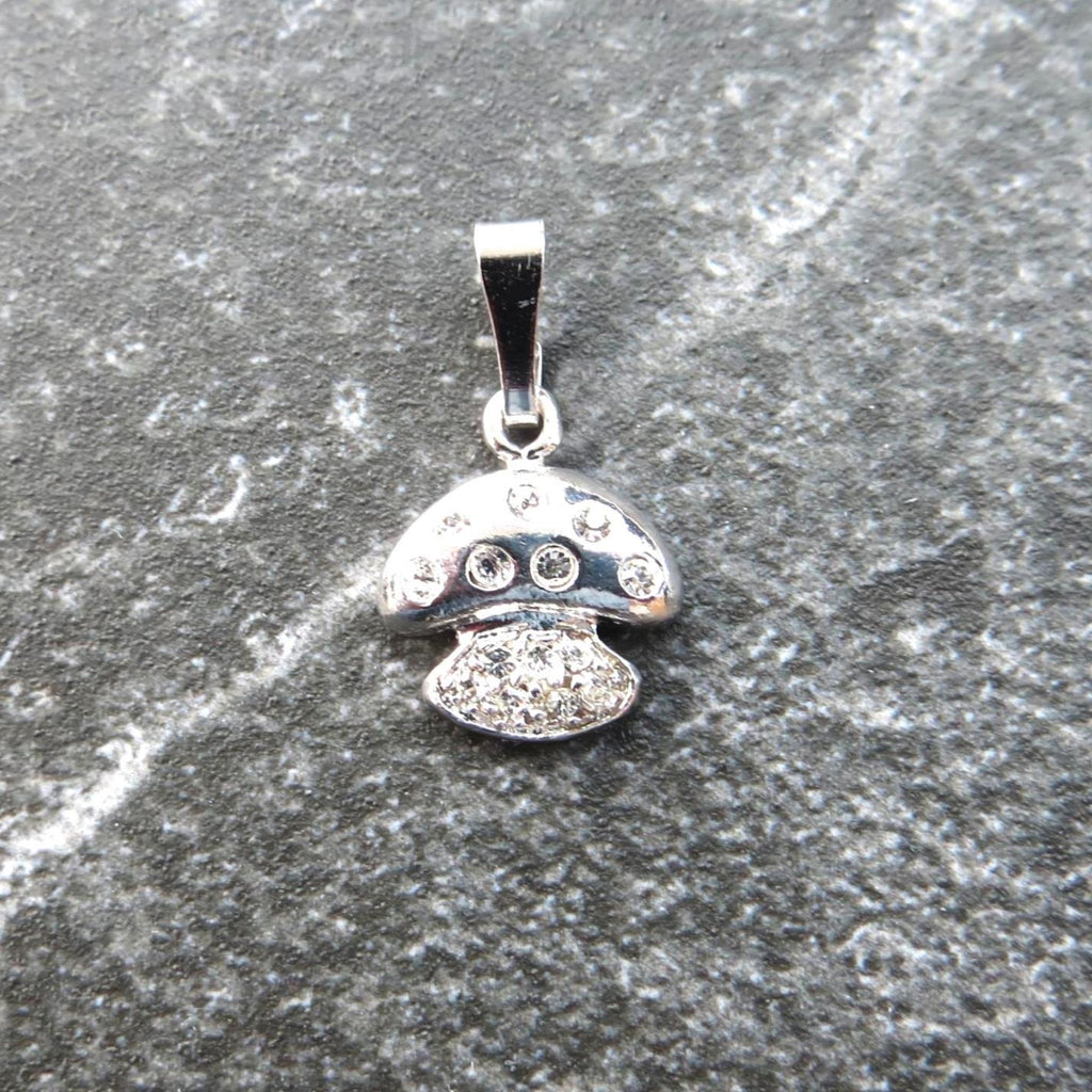 Sterling Silver Mushroom Pendant