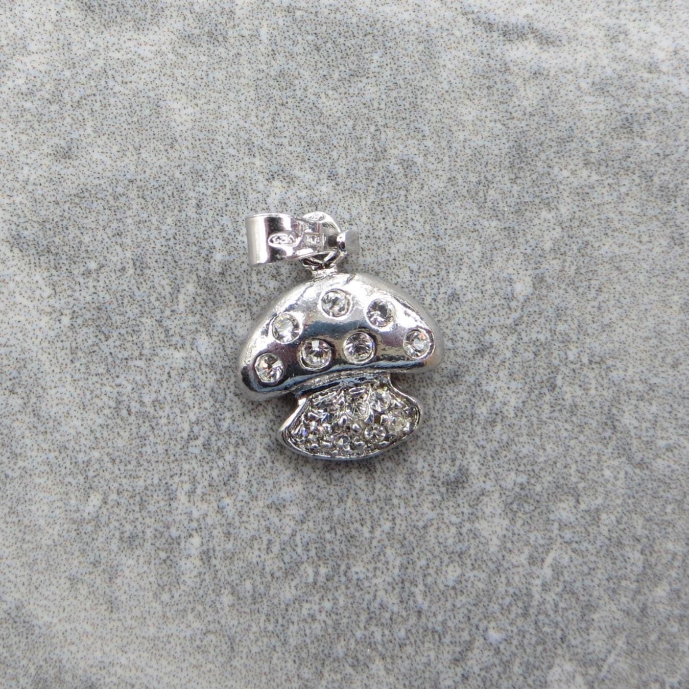 Sterling Silver Mushroom Pendant