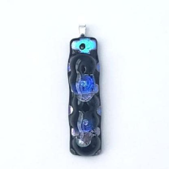 Dichroic Fused Glass Pendant