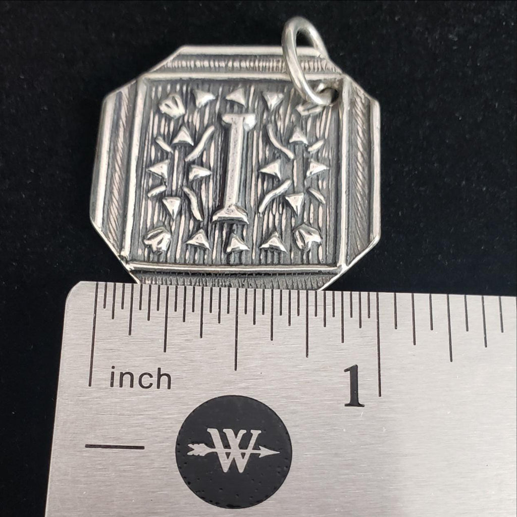 Sterling Silver Initial Pendant