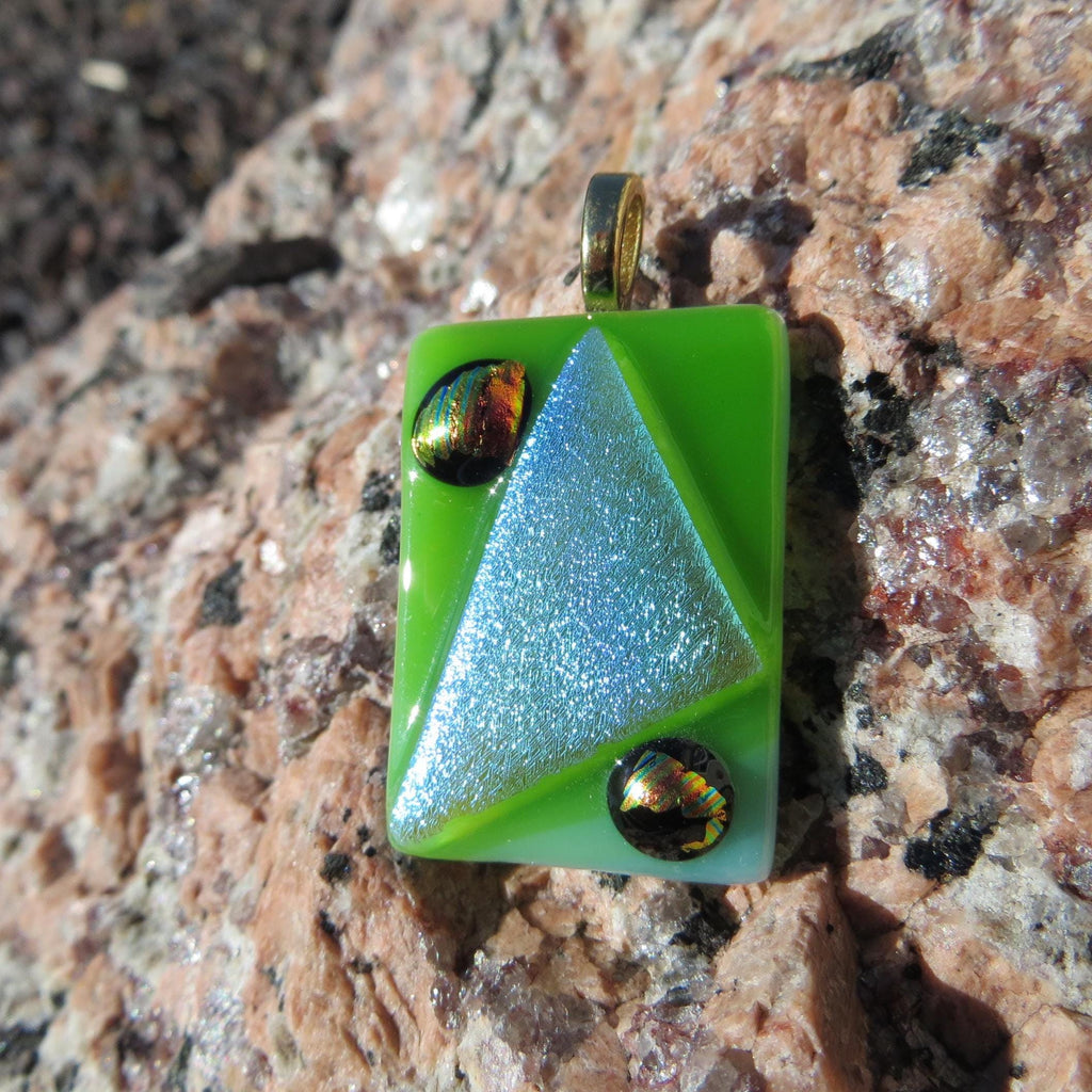 Dichroic Fused Glass Pendant