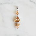 Swarovski Crystal Copper Statement Pendant