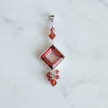 Swarovski Crystal Copper Drop Pendant