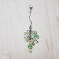 Swarovski Crystal Cluster Drop Pendant, with sterling silver.