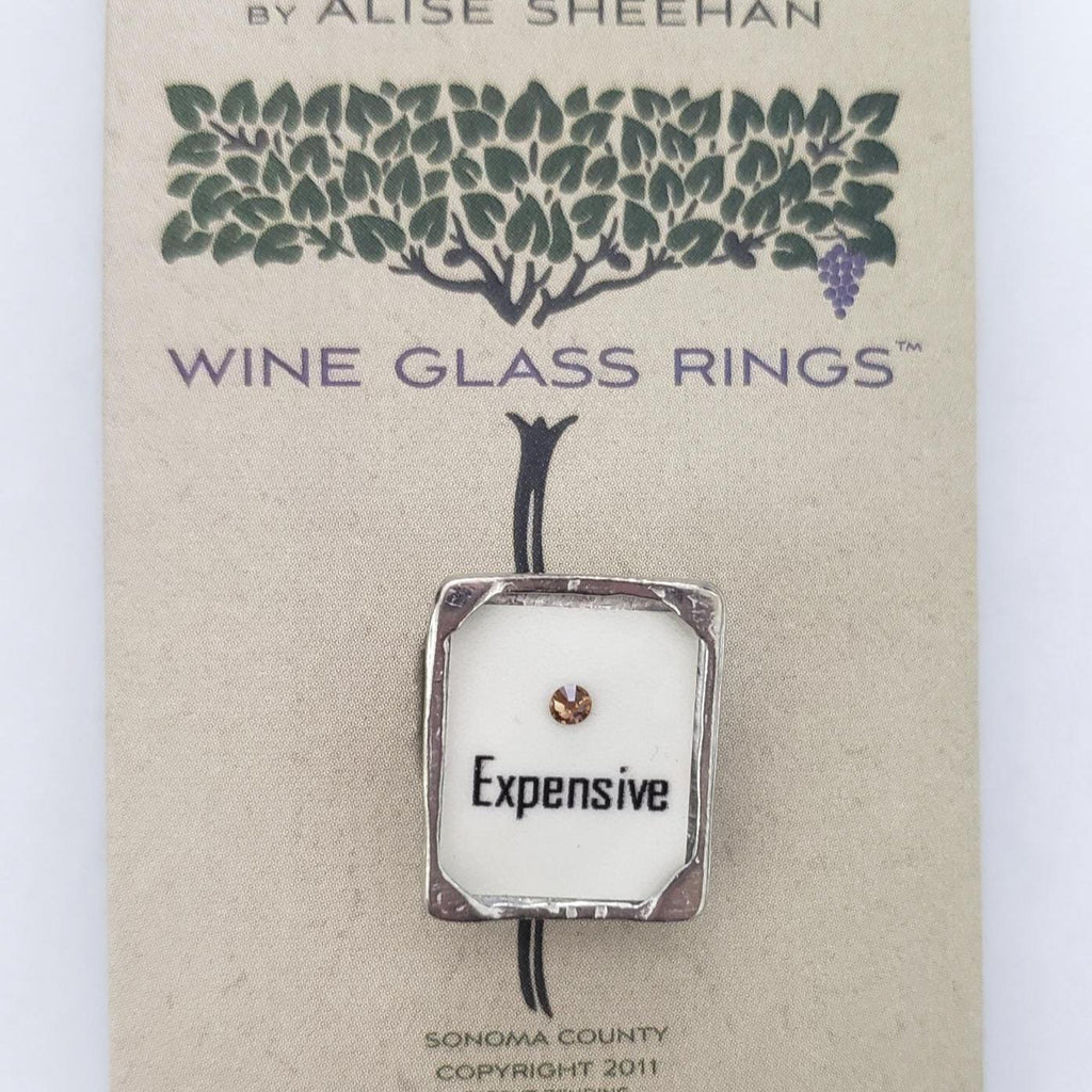 Wishnest By Alise Sheehan Wine Glass Ring