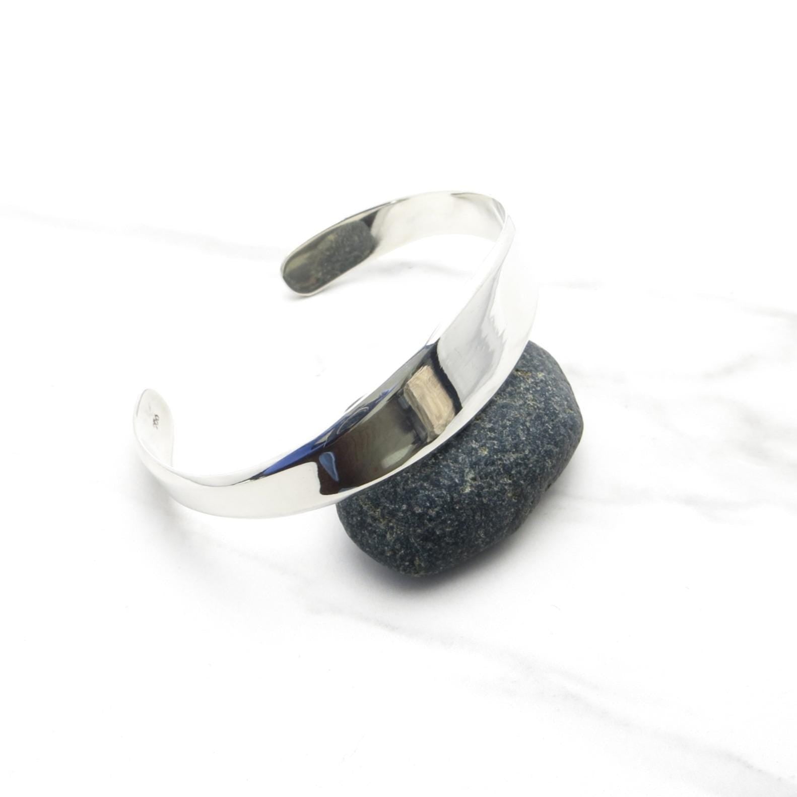 Sterling Silver Engravable Cuff Bracelet