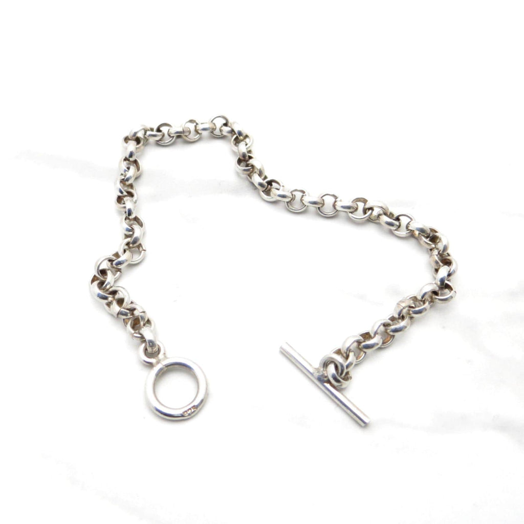 Sterling Silver Rolo Chain Bracelet - 7.25 inch
