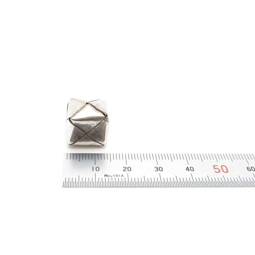 Thai Hill Tribe Silver Origami Box Bead - 14mm