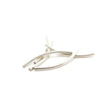 Hill Tribe Silver Curved Tubes - 40mm x 2.5mm - 97-99% Pure Silver