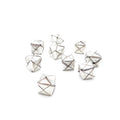 Thai Hill Tribe Silver Origami Box Bead - 14mm