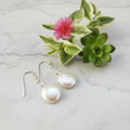 Freshwater Coin Pearls with Swarovski AB Crystals
